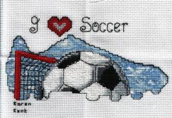 Cross stitch square for Macaulay F's quilt