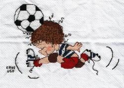 Cross stitch square for Macaulay F's quilt