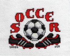 Cross stitch square for Macaulay F's quilt