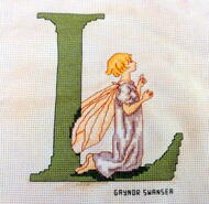 Cross stitch square for Lilly May T's quilt