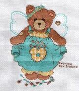 Cross stitch square for Lilly May T's quilt