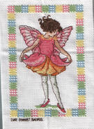 Cross stitch square for Lilly May T's quilt