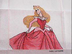 Cross stitch square for Evie-Mae's quilt