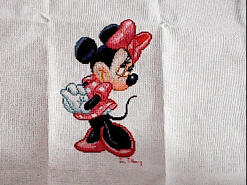 Cross stitch square for Evie-Mae's quilt