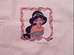 Cross stitch square for Evie-Mae's quilt
