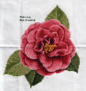 Cross stitch square for Abigail's quilt