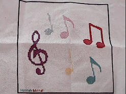 Cross stitch square for Hannah H's quilt