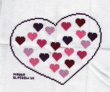 Cross stitch square for Brooke N's quilt