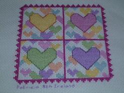 Cross stitch square for Brooke N's quilt