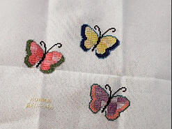 Cross stitch square for Georgia M's quilt