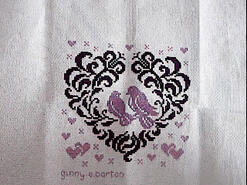 Cross stitch square for Esme T's quilt