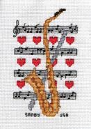 Cross stitch square for Toni C's quilt