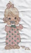 Cross stitch square for Toni C's quilt