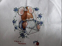 Cross stitch square for Willow-Bean's quilt