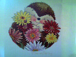 Cross stitch square for Willow-Bean's quilt