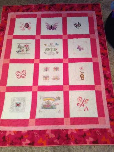 Photo of Katie Js quilt