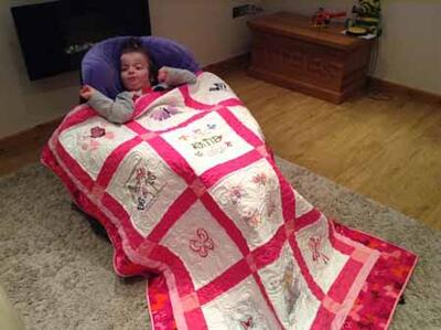 Photo of Katie Js quilt
