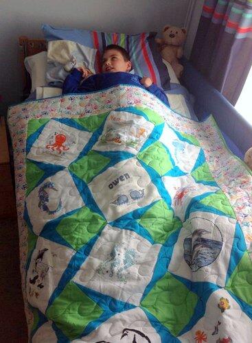 Photo of Owen Ls quilt