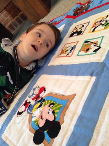 Photo of Christopher Ms quilt