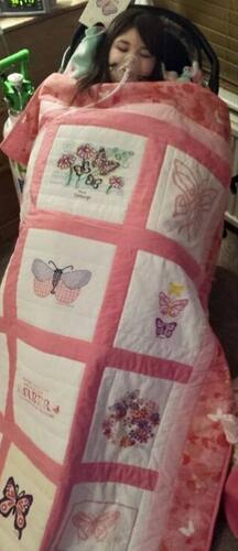 Photo of Amber Js quilt
