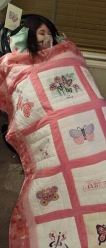 Photo of Amber Js quilt