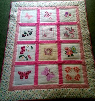 Photo of Evie Jean Bs quilt