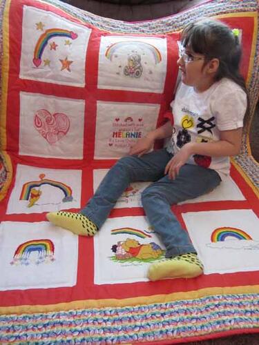 Photo of Melanie Ms quilt