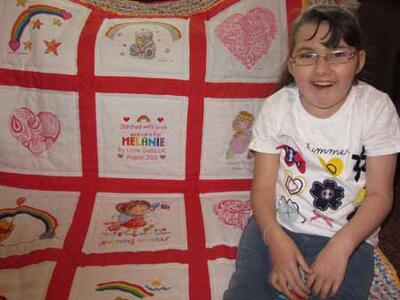 Photo of Melanie Ms quilt