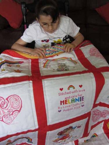 Photo of Melanie Ms quilt