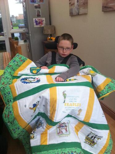 Photo of Bradley Js quilt