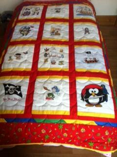 Photo of Johnathon Ls quilt