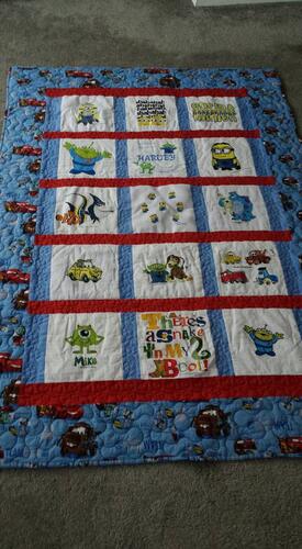 Photo of Harvey T 1s quilt