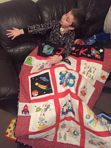 Photo of Jack Ks quilt