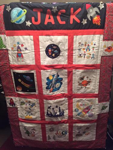 Photo of Jack Ks quilt