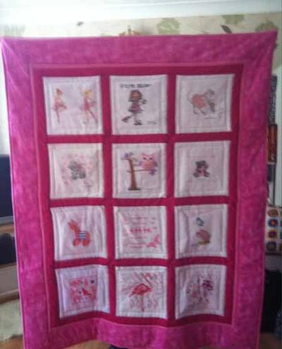 Photo of Lilia Fs quilt