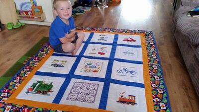 Photo of John Hs quilt