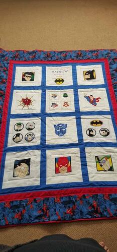 Photo of Matthew Vs quilt