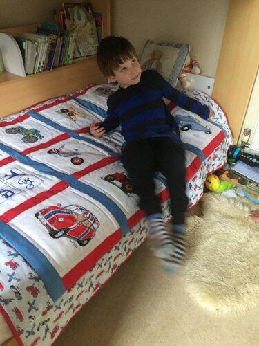 Photo of George Fs quilt