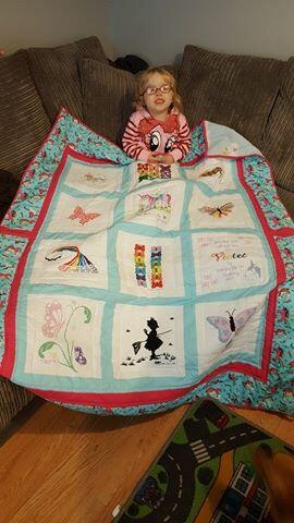 Photo of Violet Gs quilt