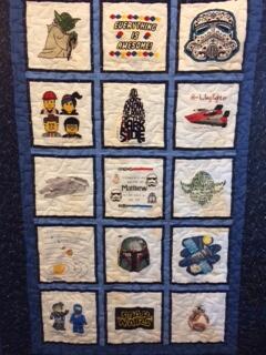 Photo of Matthew Rs quilt