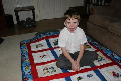 Photo of Brandons quilt