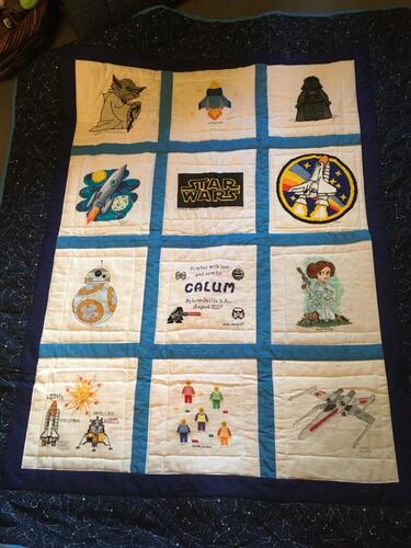 Photo of Calum Ms quilt