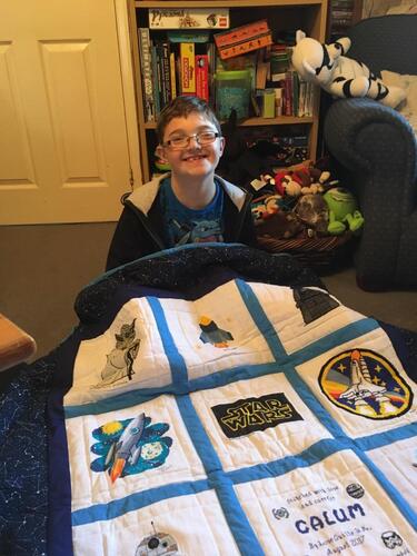 Photo of Calum Ms quilt