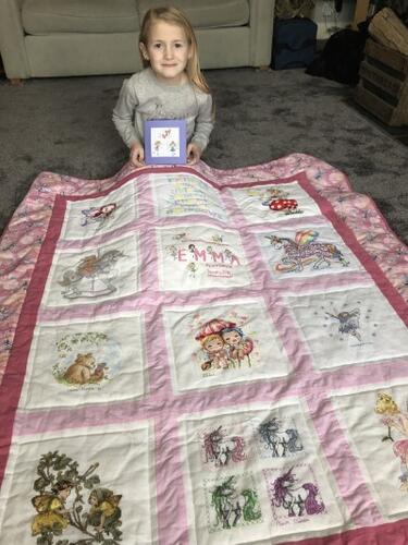 Photo of Emma Fs quilt