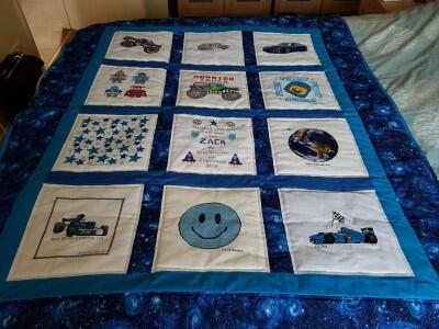 Photo of Zack Ls quilt