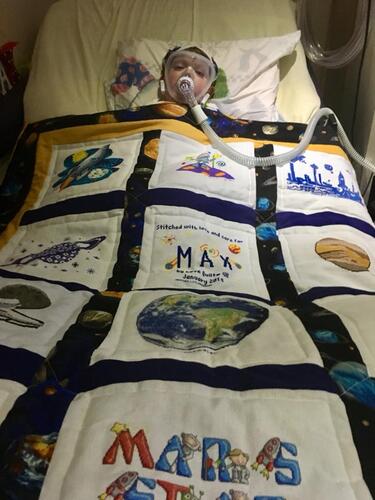 Photo of Max Cs quilt