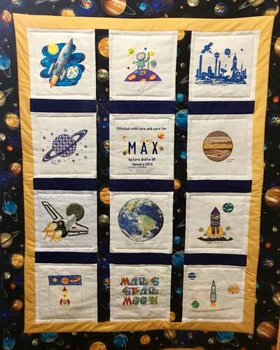 Photo of Max Cs quilt