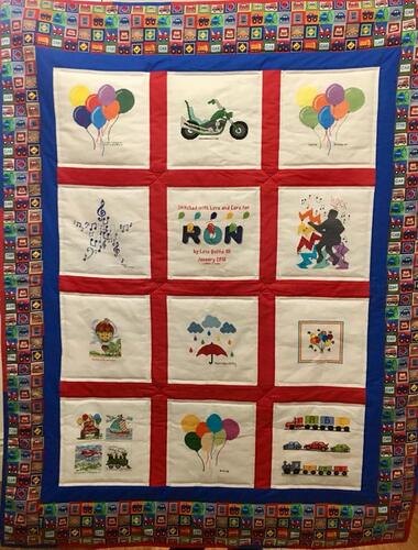 Photo of Ron Cs quilt