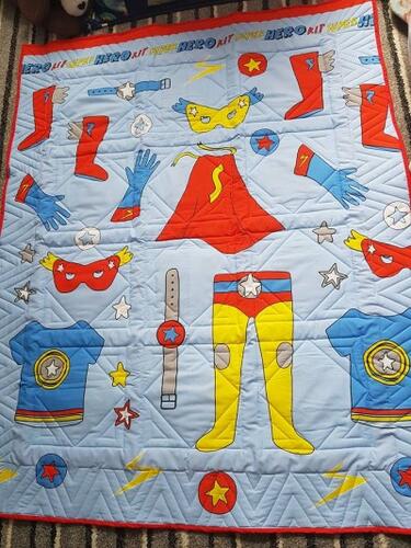 Photo of Oliver Js quilt
