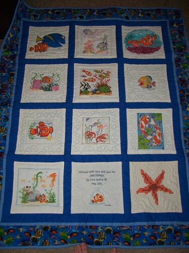 Photo of Christopher Js quilt